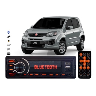 Aparelho Bluetooth usb Radio De Som Mp3 Fiat Uno Novo Pendrive