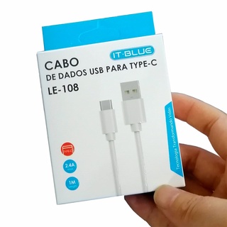 Cabo usb micro v8/type c para celular Android promoção 1metro LELONG (3)