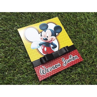 Convite Personalizado Infantil Tema Mickey
