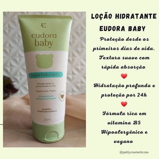 Eudora Hidratante corporal Infantil Eudora Baby 200 ml