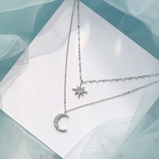 [ZOMI] Colar de pingente de corrente com pingente da estrela da lua da moda para mulheres presente de joias (5)
