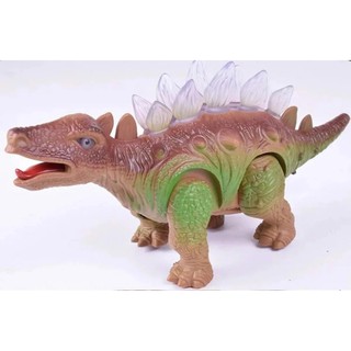 Brinquedo Dinossauro Estegossauro Anda com Luz e Som C/ Movimento - Promoção