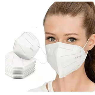 Máscara KN95 de proteção respiratória N95 PFF2 5 Camadas Branco