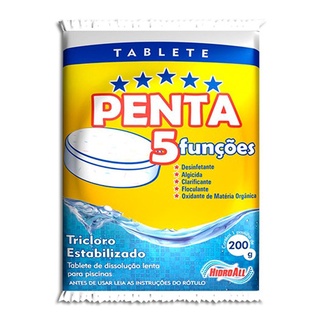 Pastilha Desinfetante para Piscinas HCL Penta 200g