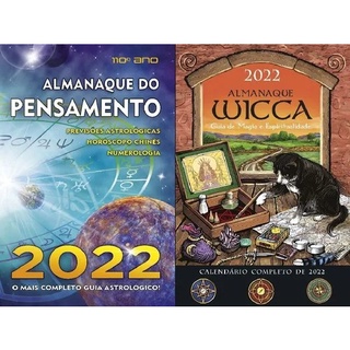 Kit 2 Livros Almanaque Do Pensamento + Almanaque Wicca 2022