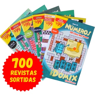 700 Revistas Caça Palavras Numerix Cruzada Letrix Atacado