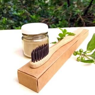 Escova de dente de bambu - Ecológica sustentável biodegradável - Antibacteriana - Multicores