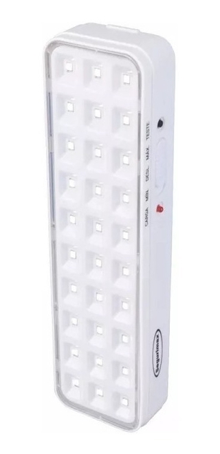 Kit10pcs-lampada Luminaria De Emergencia 30 Leds Litio Slim (5)