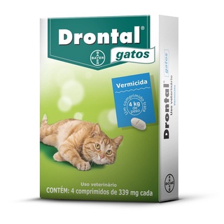 Vermifugo Drontal Gatos - 4 Comprimidos