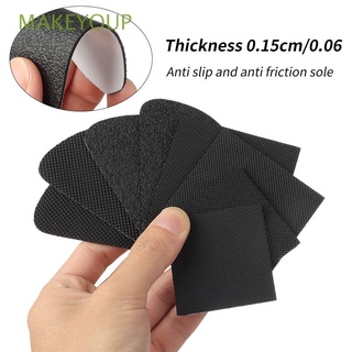 MAKEYOUP Wear-resisting Durable Black Rubber Pads Cushion Mute Anti-Slip Self-Adhesive Shoes Mat Non Slip Insole