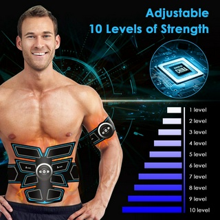 Simulador De Treino Muscular Abs Tonificador De Músculo 8 Almofadas 6 Modos (5)