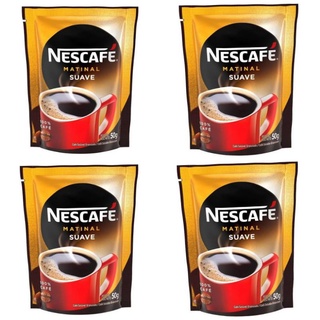Kit Café Nescafé Matinal Solúvel Sachê 50 gramas com 4 unidades