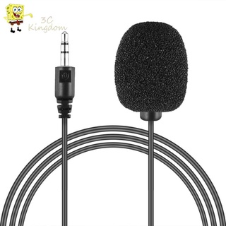 Microfone De Lapela Portátil 3.5mm Com Clip-On Lapela Para Pc / Laptop X3Ckingdomx