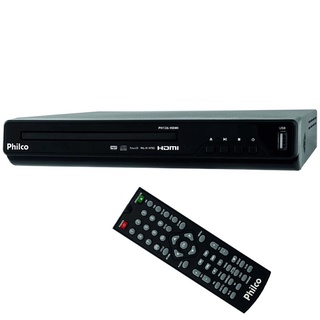DVD Player Philco PH136 Alta Definição MP3, WMA, JPEG, Entrada USB 2.0 Controle