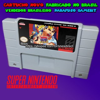 Xmen vs Street Fighter Cartucho Romhack de Super Nintendo SNES