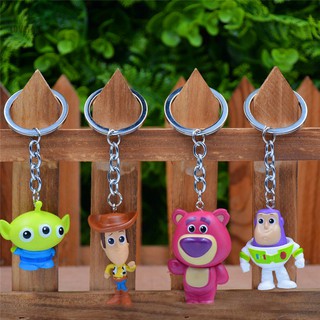 Lt Criativo Toy Story Woody Buzz Lightyear Toy Story Chaveiro Action Figure Keychain Crianças Boneca Brinquedos De Presente
