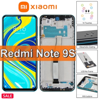 Tela Frontal Display Xiaomi Redmi Note 9s Note 9 Pro LCD Com Aro