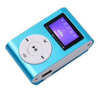 Mini Player MP3 Estéreo LCD Com Cabo Micro SD/Cartão TF (1)