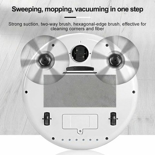 3200pa 3 in1 robot vacuum cleaner Rechargeable Sweeping mopping Dry and Wet (6)