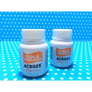 Cola Permanente Acrilex - 37 Gramas / Kit 2 Unidades