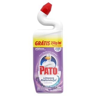 Desinfetante Uso Geral Pato Gel Lavanda Limpeza Profunda 750ml Grátis 250g/ml (3)