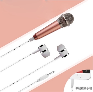 Mini Microfone Ktv Com Fio 3.5mm Microfone (8)