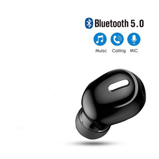 Mini Fone De Ouvido Intra-Auricular Esportivo 5.0 Bluetooth Hifi Sem Fio Com Som