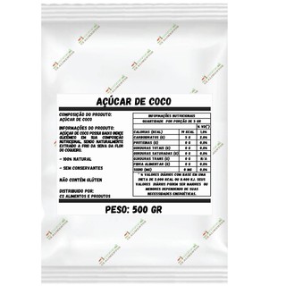 Açúcar De Coco - Baixo Índice Glicêmico - C2 Alimentos (1)