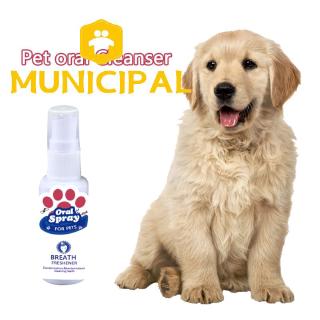 【❥❥】 Pet Breath Freshener Spray Dog Teeth Cleaner Dog Cat Oral Healthy Dental Care 【PUURE】 (3)