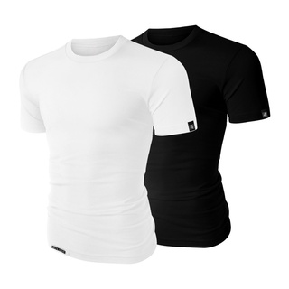 Kit 2 Camisetas Camisa Básica 100% Algodão Fio 30.1 Premium