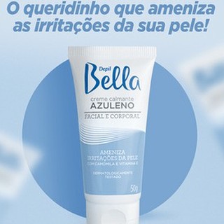 Depill Bella Creme Calmante Azuleno Facial e Corporal 50g (1)