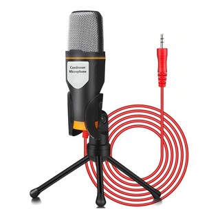 Microfone Condensador Mesa Profissional Podcast Gravação iPhone Pc Skype Video Youtuber Sf-666