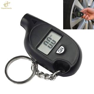 Mini Chaveiro Portátil Digital Lcd Medidor De Pressão De Ar Dos Pneus Para Carro / Caminhão 3-150psi (1)