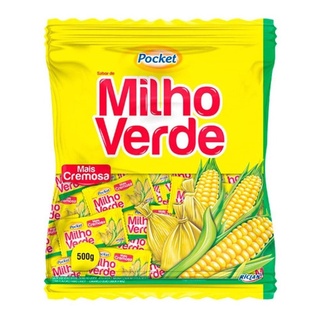Bala De Milho Verde Pocket Cremosa 500g - Freegells