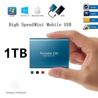 Entrega 24h!Hd Externo 1TB Mini Ssd Portátil 1TB Solid State Drive 1TB
