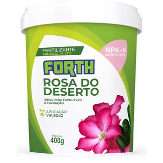 Adubo Fertilizante Forth Rosa do Deserto Floração 400gr (1)