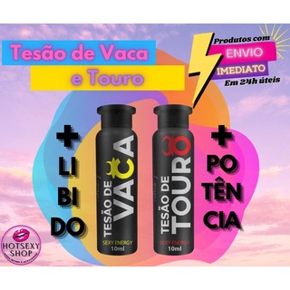 TESÃO DE VACA/TOURO AFRODISÍACO NATURAL 10ML SEXY FANTASY