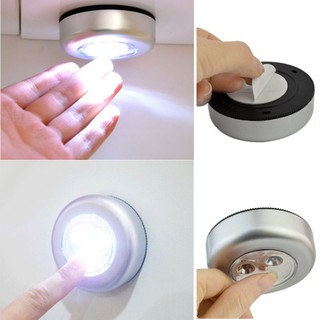 Mini Luminária LED Sem Fio Com 3 Toque Para Armário De Cozinha/Closet/Claro Noturna (1)