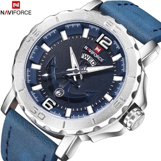 NAVIFORCE Men Watches Analog Date Clock Quartz Watch Men Army Military Wristwatch Luxury Brand Men Sport Wristwatches