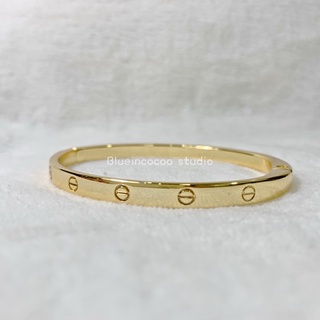 Cartier Pulseira Bracelete Feminina Aberta / Joias/ Charmosa/ Bracelete/ presente Em Banhada a ouro