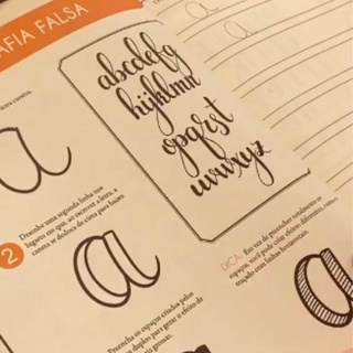Livro de Caligrafia Criativa para Relaxar e Desenhar - Aprenda Lettering - Brush Pen - Desenhos - Molduras - Arte e Design (2)