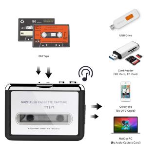 [325] Fita Para Cabo Usb Super Cassete-To-Mp3 Conversor De Captura De Áudio Leitor De Música (1)