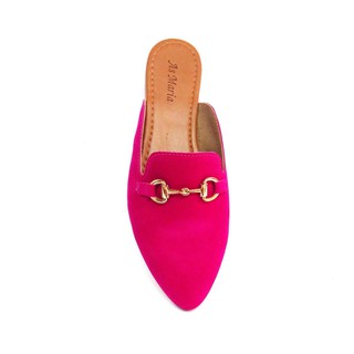 Sapato Feminino Sapatilha Mule Rasteirinha Scarpin Tamanho Grande especial /rosa