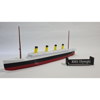 Miniatura - RMS Olympic - 3d - Plastimodelismo - White Star Line - Navio - Ship - Irmão Titanic