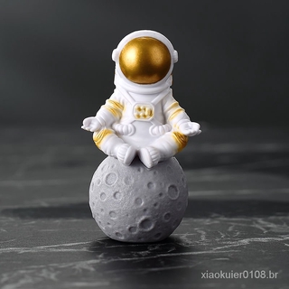 Decoração de astronauta pequeno modelo de spaceman dom decoração de aniversário (5)