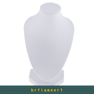 Brflameer1 Colar De Veludo Busto Expositor De Jóias De Veludo Preto (4)