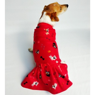 Roupa vestido fêmea pet inverno em soft para cães cachorros gatos vestido pet roupa shitzu fêmea vestido animal