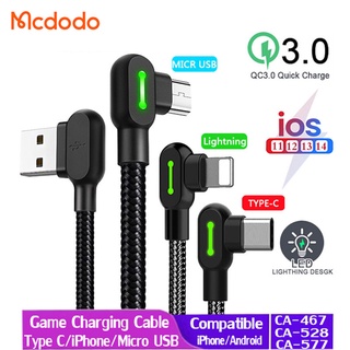 Mcdodo cabo de carregador Android Micro For xiaomi Samsung Huawei iPhone USB / TipoC /carga rápida e qualidade