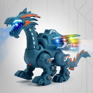 Brinquedo / Modelo / Spray Elétrico De Dinossauro / Dragão Que Anda Com Som Claro Para Crianças / Presentes De Aniversário (8)