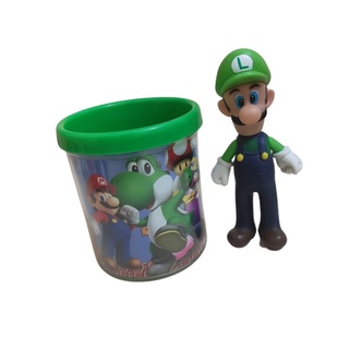 Boneco Luigi - Super Mario Bros + Caneca Personalizada